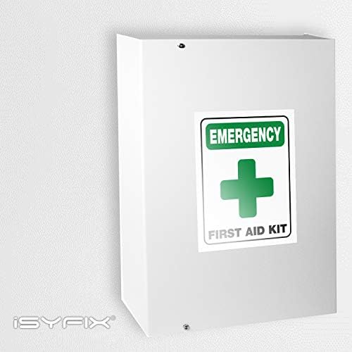 Isyfix emergency primeiros socorros sinais de sinais de adesivos para casa, escolas e negócios - 6 pacote de 4x5
