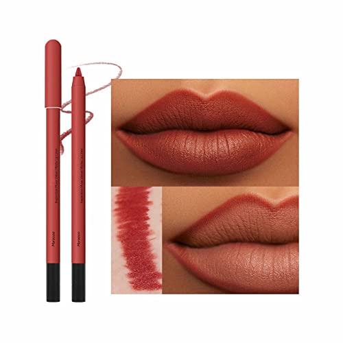 Maquiagem de maquiagem do coração Batom lápis Lapis Lip Lip Velvet Silk Lip Gloss Maquiagem LiPliner