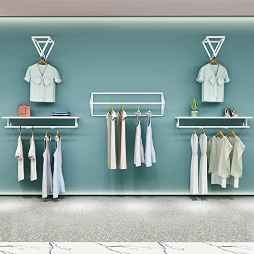 Roupas de parede zyfa rack rack de roupas flutuantes para roupas de roupas de roupas de roupas