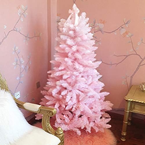 XFXDBT 5.9ft gradiente rosa Artificial Christmas Pine Tree, pré -iluminada premium arborizada