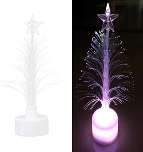 Solustre Dining Table Decor 3pcs Luz LED em forma de árvore de Natal, árvore de Natal com economia de energia