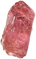 GemHub 2,95 ct Natural Raw Red Garnet Stone Rough Crystals, Fazendo embalagem de arame, presentes de rock cura