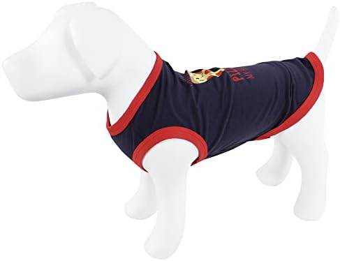 Amigos Luvable Dog Dog e gatos de algodão camisetas 2pk, pizza dino, pequeno