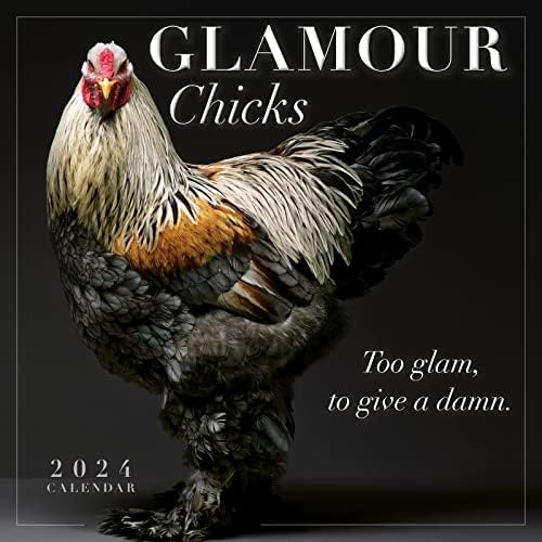 Glamour Chicks 2024 Mini Calendário, 7 x 7