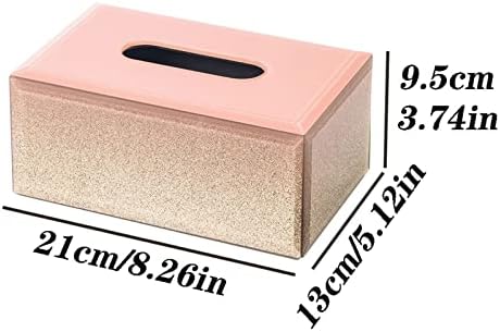 Luckxuan Box Tissue Boxt Helder Caixa de armazenamento de tecidos personalizados Caixa de papel decorativa