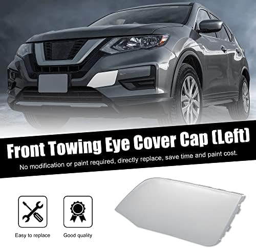 X Autohaux Silver Tone Front Bumper Towel Towing Top tampa de olho Tampa de tampa 622a0-6fl0h 622a0-6fv0h Para