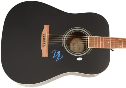 Bobby Bones assinou autógrafo em tamanho grande Gibson Epiphone Acoustic Guitar com autenticação AutographCoa
