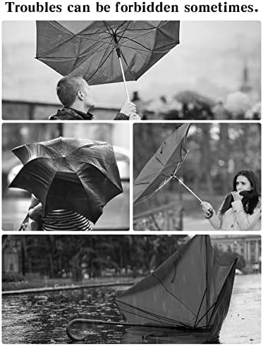 Kalolary 62 polegadas de grande porte extra grande guarda -chuva compacta, guarda -chuva de bastão à prova d'água