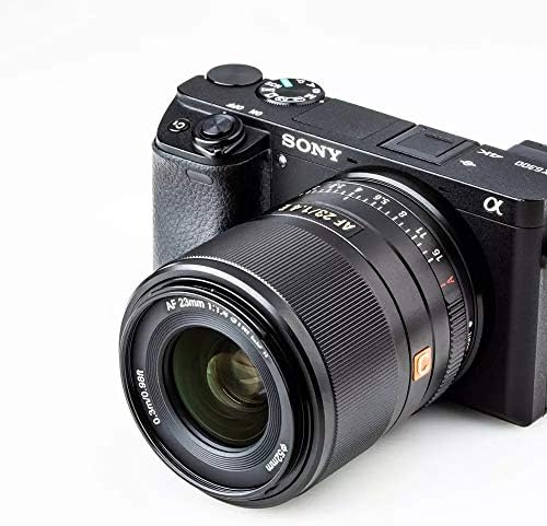 VILTROX 23mm F1.4 Auto Focus Lens APS-C Large Aperture Lens for Sony E Mount Camera Black A6500 A6300 A6000 A6400