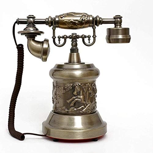 N/A Antigo Telefone fixo de luxo de luxo de luxo de luxo Telefone líquido de fio para hotel em casa