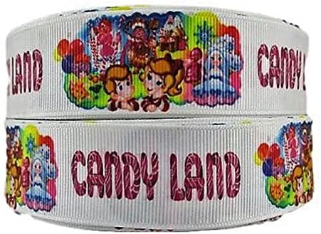 Candy Land 1 Wide Repeat Ribbon vendido em lotes de quintal