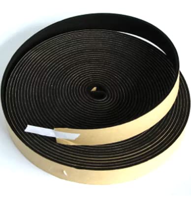 Tira de esponja de borracha autoadesiva de 2 metros, 15 mm de espessura e 30 mm de largura usada para
