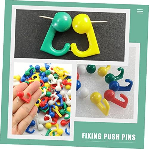Tofficu 50pcs Thumbtack Push Pin Pin Pin Decorativo Push de costura Decoração de unhas Decoração de mão Picture