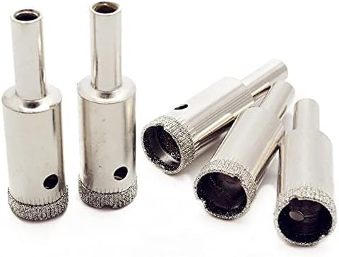 Diamond Core Drill Burs Cutter 8-20 mm para ladrilhos de vidro pacote de pedra de 5pcs -
