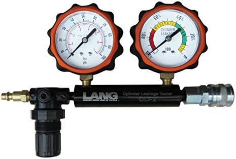 Lang Tools CLT-2 100 psi Testador de vazamento de cilindros com 2 medidores, tamanho único