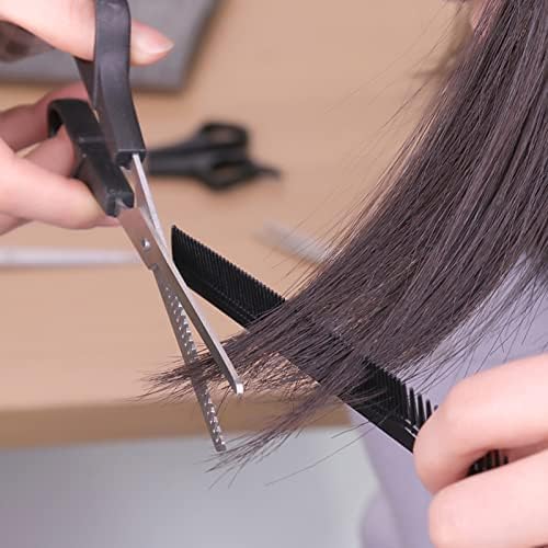 6,5 Cabelo de cabelo preto Tesoura Hair Scissors Shears Kit de duas peças Tesoura de cabeleireiro para homens