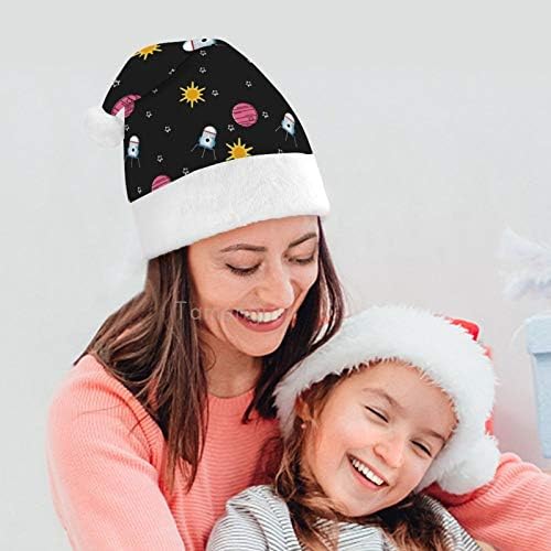 Chapéu de Papai Noel de Natal, Chapéu de Férias de Natal para Adultos, Chapéus de Natal de Comforto Unissex