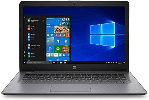 HP 2022 Stream 14 HD Laptop fino e leve, processador Intel Celeron N4000, 4 GB de RAM, 64 GB EMMC, HDMI, Webcam,