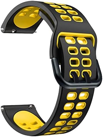 Ganyuu 20mm Repollow Watch Band tiras para Coros Pace 2 Sport Silicone Smart Watch Band para Coros Apex 42mm Pulseira