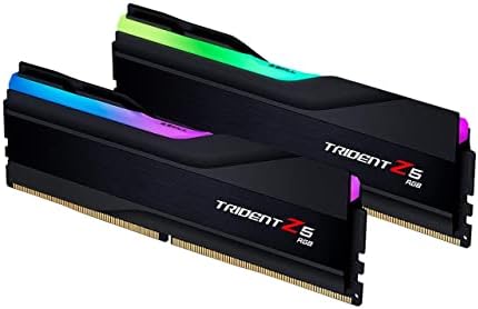 G.Skill Trident Z5 RGB Series 32GB 288 pinos SDRAM DDR5 5200 CL36-36-36-83 1.20V Memória da área de mesa do canal
