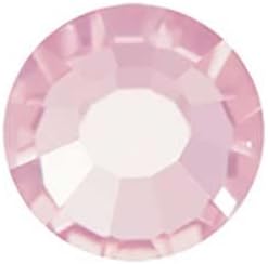 144 peças ss20 preciosa maxima checa cristal liso de backfix strasss, rosa