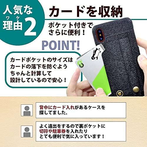 Hanatora H6-12Mini-Black iPhone 12 mini capa, capa dura prática, couro PU, prevenção de gota,