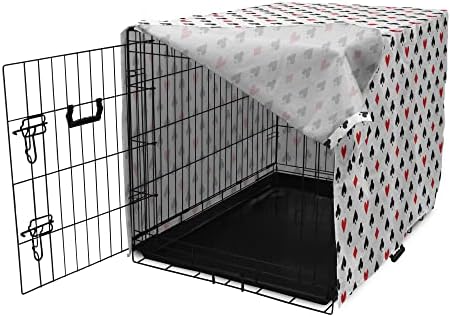 Capa de caixa de cães de cassino lunarable, cores clássicas de padrão de estilo retrô com fatos