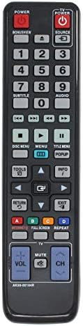 Ak59-00104R Substituição de controle remoto-Compatível com Samsung BDC6500/Xef Blu-ray DVD Player