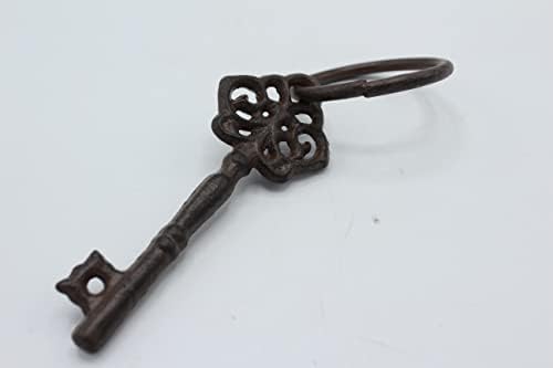 Eastmeetswest 5 Rússico Iron Cast Rustic Cast Victorian Skeleton Key Wall Decoration