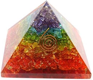 Royal Sapphire Black Tourmaline Crystal Orgone Pirâmide Proteção EMF Meditação de Yoga Gerador de Energia