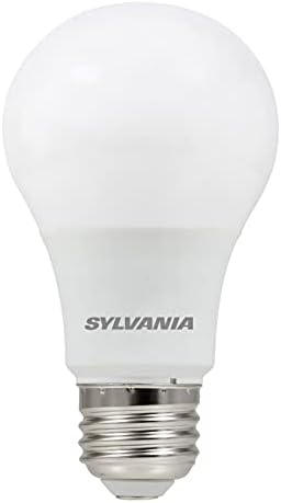 Lâmpada LED de Sylvania A19, 5,5W, 40W equivalente, 13 anos, diminuição, 450 lúmens. 2700k, branco macio - 1