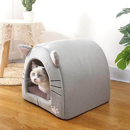 Cama de gato Comeone para gatos internos, lavável máquina, camas de gato para gatos internos ou cães pequenos,