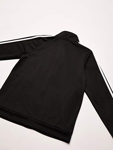 A adidas menino Front Front icônico tricot jaqueta