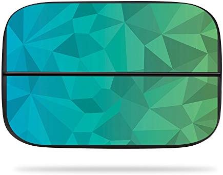 MightySkins Skin Compatível com Elgato Capture HD60S - Polígono verde azul | Tampa protetora, durável e exclusiva