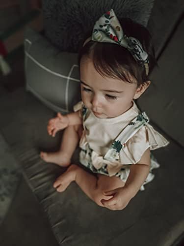 HIHA Infantil recém -nascido bebê menina de verão traje 3pcs roupas de macacão de macacão de macacão