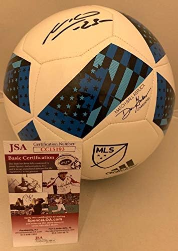 Nemanja Nikolic Chicago Fire assinou MLS Soccer Ball autografou JSA - bolas de futebol autografadas