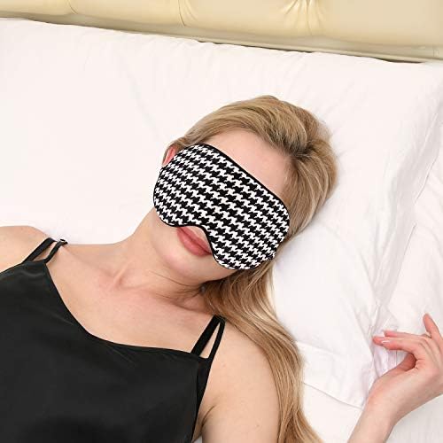 Sleep Eye Máscara de olhos vendados, luz ultrafina bloqueando sem pressão nos olhos 3d contornos de seda com