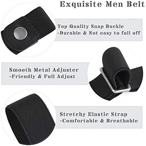 Sem fivela invisível cinturão elástico para homens/mulheres se encaixa na cintura 24-50in presente do dia