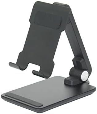 King A-Th-010 Tablet Smartphone Stand, branco, mesa, dobrável, portátil, ângulo ajustável, resina