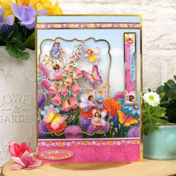 Hunkydory Crafts Spring está no Air Deco-Large Topper Set- Fairy Kisses SpringDec905
