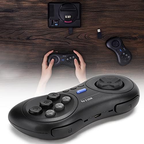 Controlador de jogo requintado, kit de caso com ABS para Sega MD Mini/Genesis Mini/Switch
