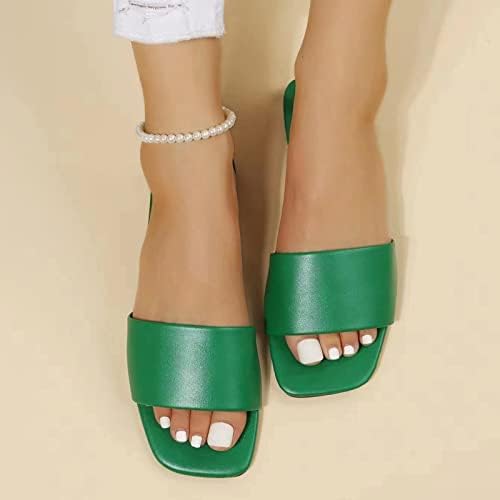 Flippers para mulheres planos de uma linha chinelos moda de sandália Plus Tamanho Combinando Sandália de Sandália