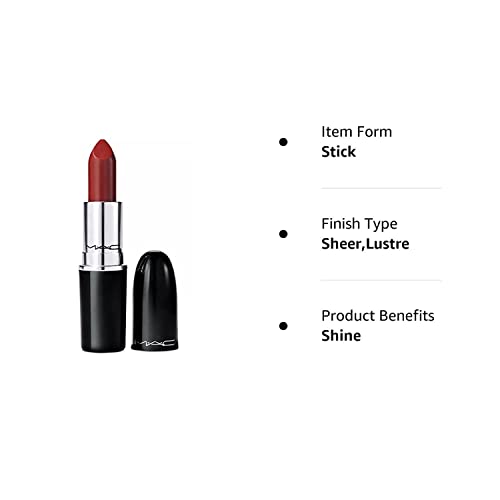 MAC. Lustreglass Lipstick Sheer Shine PDA