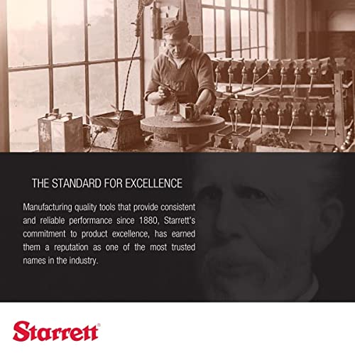Chave de tapa de mão -t de Starrett - ideal para reter torneiras, exercícios, revendedores e pequenas ferramentas