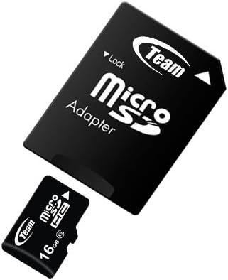 16 GB Turbo Speed ​​Class 6 Card de memória microSDHC para Verizon Exilim NX9250 LG Dare. O cartão de