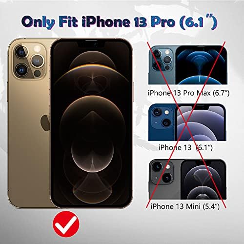 Protetor de tela de privacidade qhohq 2 para iPhone 13 Pro 6.1 com 2 pacotes de protetor de lente da câmera,