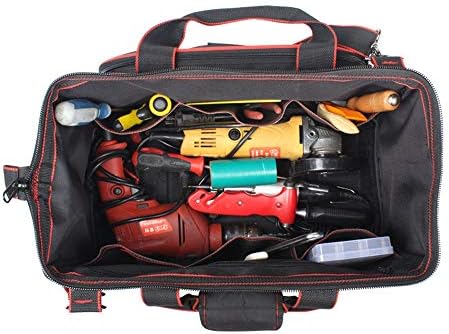 Bolsa de armazenamento de ferramentas de boca ampla bolsa de ferramentas de energia profissional, ferramentas