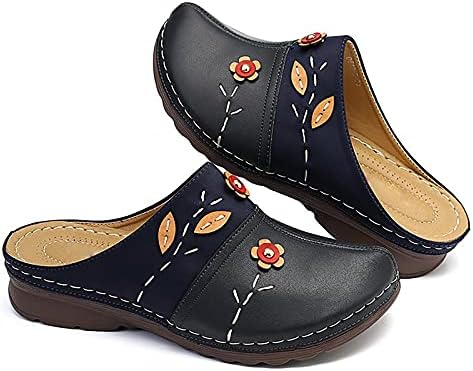 Sandálias para mulheres Vesti Summer Slip em chinelos de chinelos confortáveis ​​Mulheres Roman Grande Tamanho