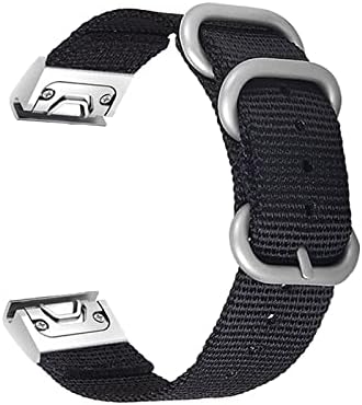 Yixiangting 22/26mm Nylon Quickfit Watch Band Strap compatível com Garmin compatível com Enduro/Compatível com Fenix