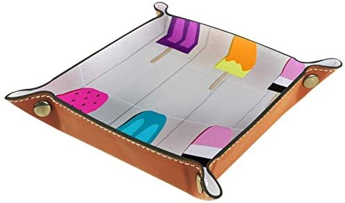 Lorvies Picolsicle Caixa de armazenamento de verão colorida Cubas de cesta de cesta de recipientes para o escritório